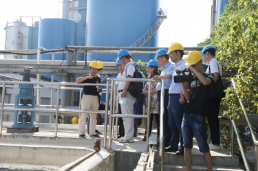 浙江省生态环境厅一行到光临PP视讯纸业调查领导